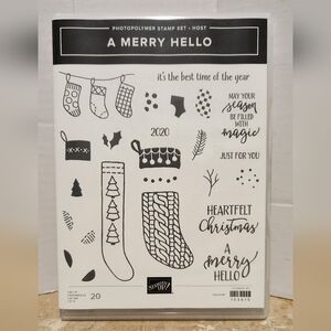 Stampin Up A Merry Hello Stamp Set